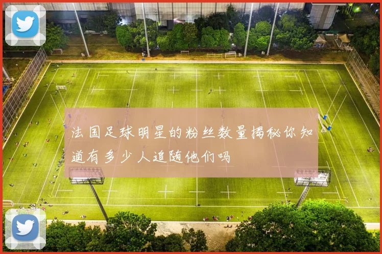 法国足球明星的粉丝数量揭秘你知道有多少人追随他们吗