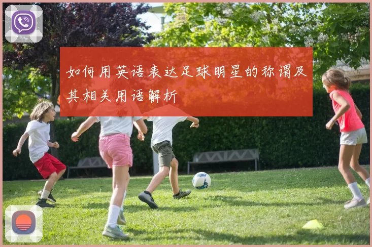 如何用英语表达足球明星的称谓及其相关用语解析