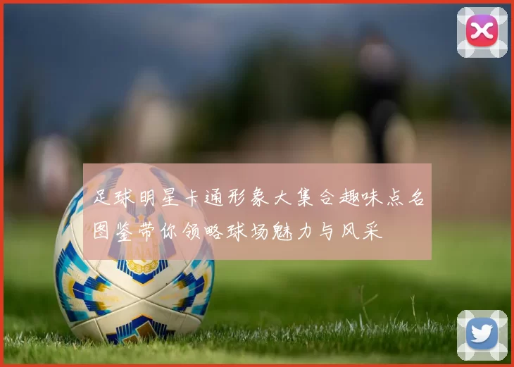 足球明星卡通形象大集合趣味点名图鉴带你领略球场魅力与风采