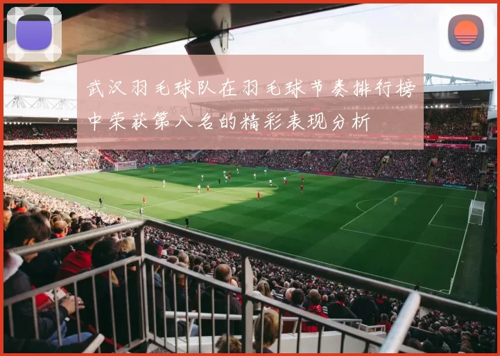 武汉羽毛球队在羽毛球节奏排行榜中荣获第八名的精彩表现分析